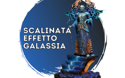 Dipingere una scalinata effetto galassia